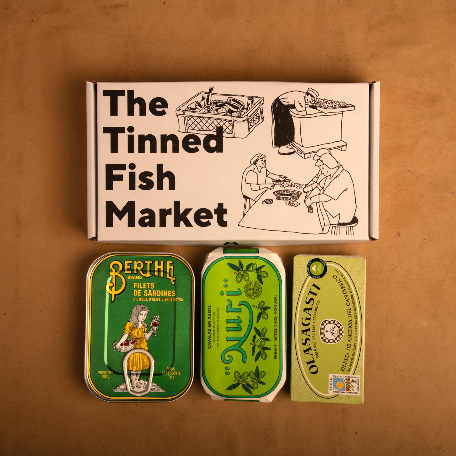 Extra selection Tinned fish gift set Tinned Fish Market