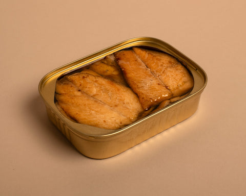 Herring in olive oil with lemon