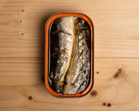open sardine can